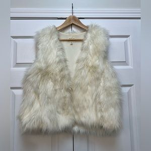 Silence + Noise Faux Fur Vest - US L